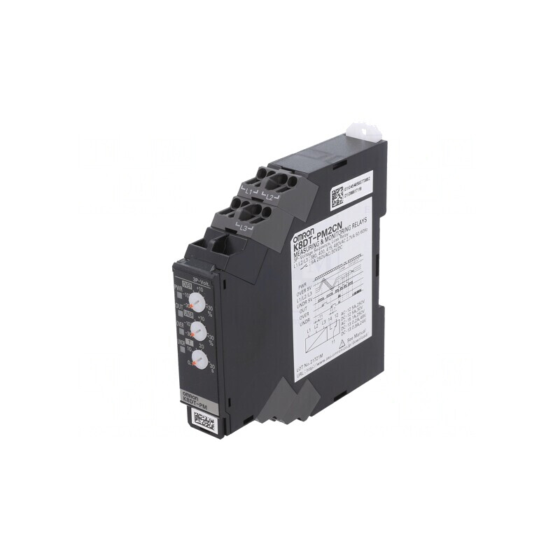 Releu Monitorizare Tensiune DIN SPDT K8DT-PM2CN | Electronic-mag.ro | Componente Electronice