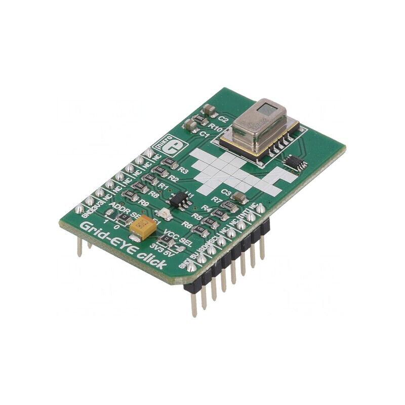 Senzor de Temperatură Matrice I2C GRID-EYE Click | Electronic-mag.ro | Componente Electronice