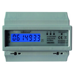 Contor Digital pentru Șină DIN 3-Fazat LCD EMDIN03 | Electronic-mag.ro | Componente Electronice