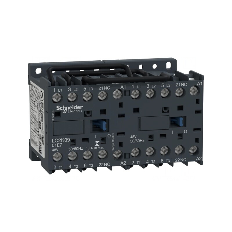 Contactor Reversibil 3 Poli cu 3 Contacte Auxiliare NC | Electronic-mag.ro | Componente Electronice