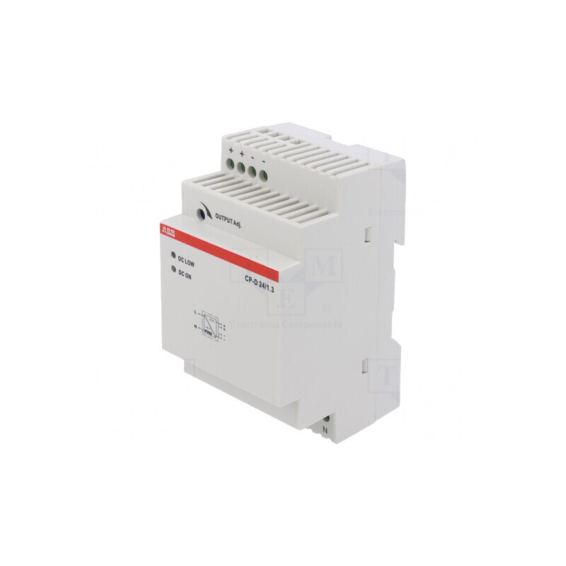 Alimentator Pulsatoriu pentru Șină DIN 30W 24VDC 1.3A | Electronic-mag.ro | Componente Electronice