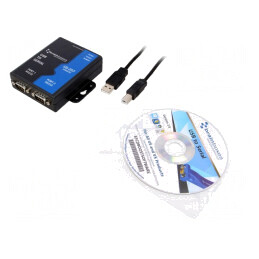 Convertor RS232 la USB cu 2 porturi | Electronic-mag.ro | Componente Electronice