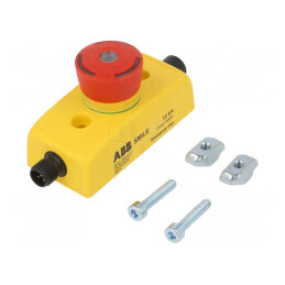 Casetă de comandă SMILE 1 buton ciupercă IP65 NC | Electronic-mag.ro | Componente Electronice