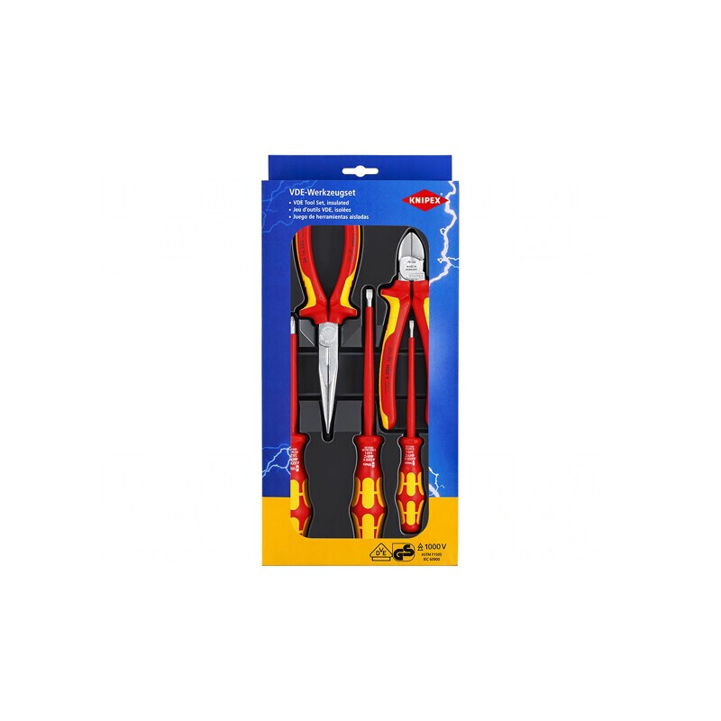 Set Clești și Șurubelnițe Izolate pentru Electricieni 5 Buc. | Electronic-mag.ro | Componente Electronice