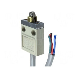 Limitator cursă rolă metalică longitudinală Ø12mm NO NC D4C-1202 | Electronic-mag.ro | Componente Electronice