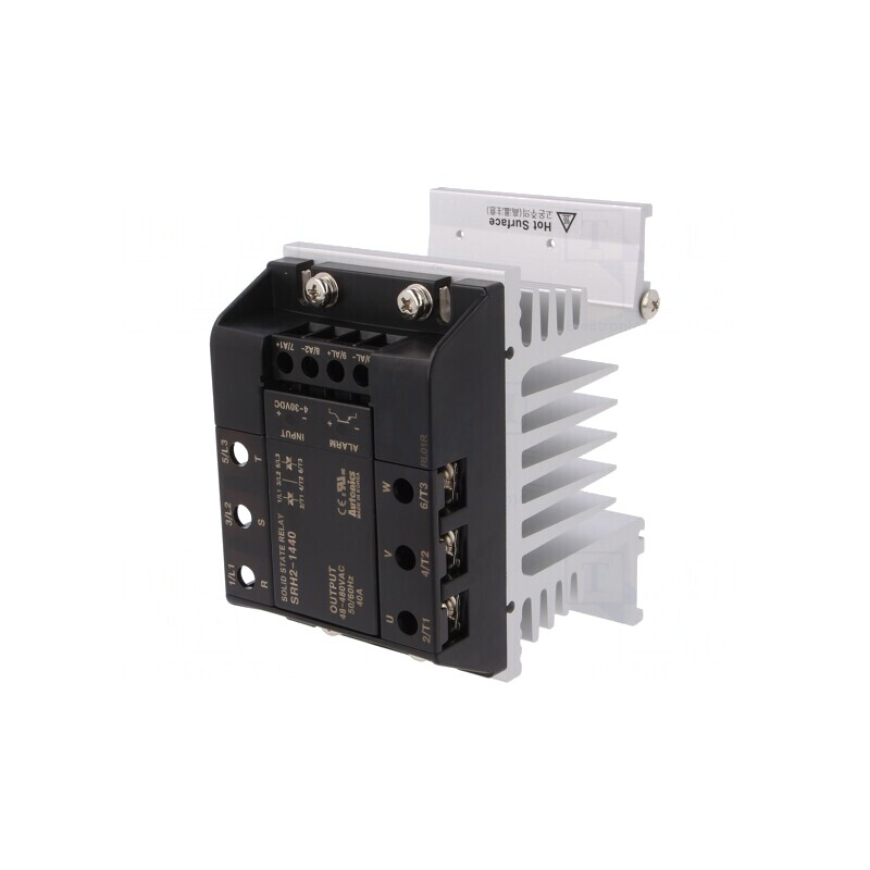 Releu semiconductor 40A 3-fazat 48-480VAC 130mm | Electronic-mag.ro | Componente Electronice Releu semiconductor 40A 3-fazat 48-480VAC 130mm | Electronic-mag.ro | Componente Electronice