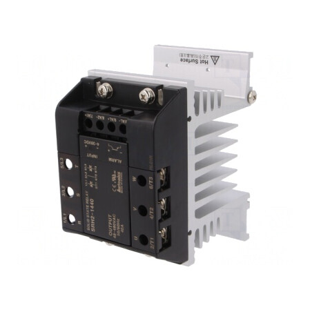 Releu semiconductor 40A 3-fazat 48-480VAC 130mm | Electronic-mag.ro | Componente Electronice