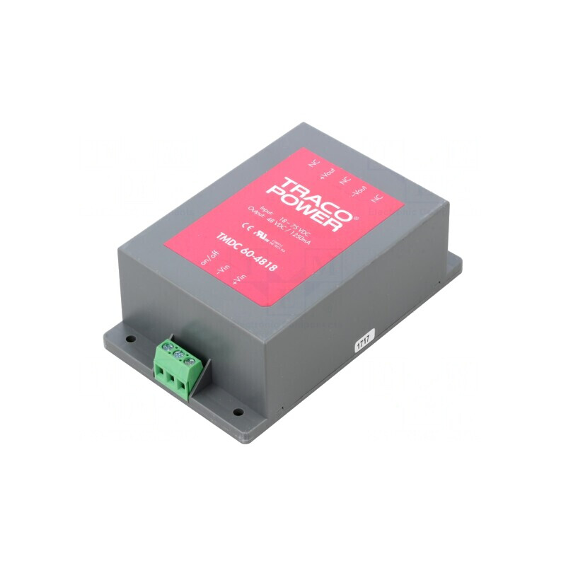 Convertor DC-DC 60W 18-75V la 48V 1250mA | Electronic-mag.ro | Componente Electronice Convertor DC-DC 60W 18-75V la 48V 1250mA | Electronic-mag.ro | Componente Electronice