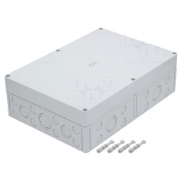 Carcasă universală PC gri IP66 254x361x111 mm | Electronic-mag.ro | Componente Electronice