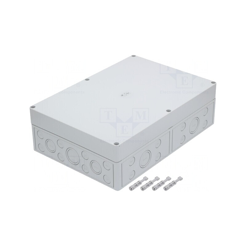 Carcasă universală PC gri IP66 254x361x111 mm | Electronic-mag.ro | Componente Electronice