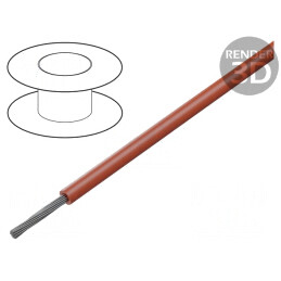 Cablu HookUp Wire Cu 14AWG PVC roșu 30,5m 300V | Electronic-mag.ro | Componente Electronice