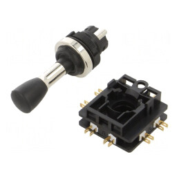 Joystick cu conectori 2,8x0,5mm, -25÷70°C