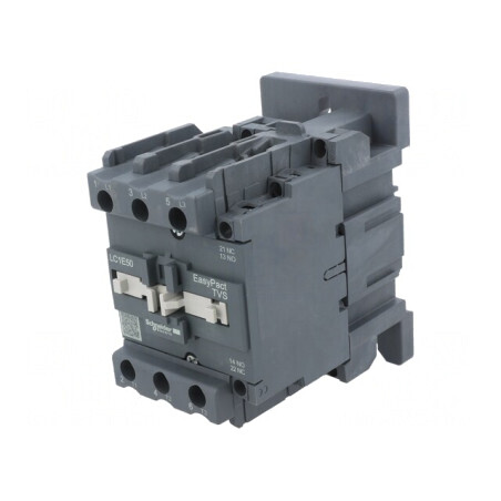 Contactor 3P NO + 3 Contacte Auxiliare 230VAC LC1E50P7 | Electronic-mag.ro | Componente Electronice