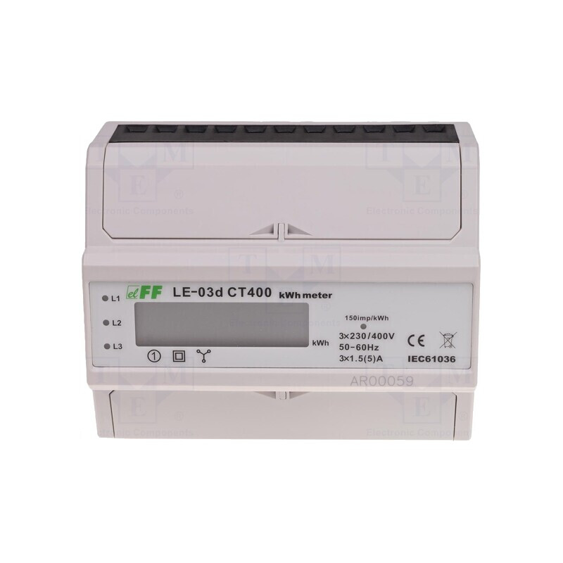 Contor Digital pentru Șină DIN LCD 1,5A LE03D-CT400 | Electronic-mag.ro | Componente Electronice