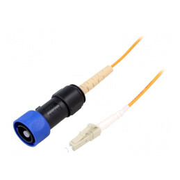 Patch cord fibră optică multimod simplex baionetă | Electronic-mag.ro | Componente Electronice
