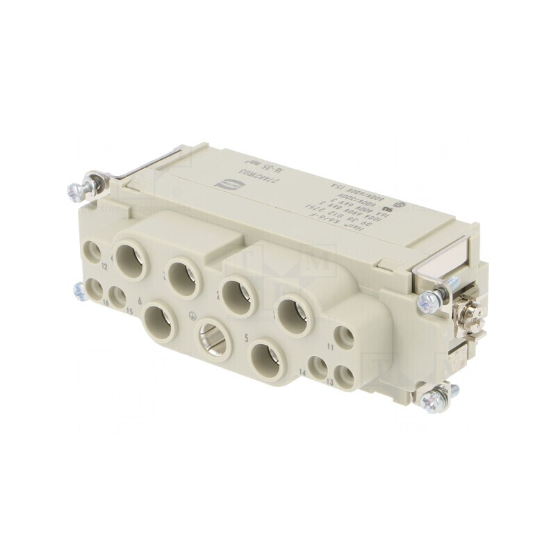 Conector HDC inserturi mamă Han-Com Han K | Electronic-mag.ro | Componente Electronice