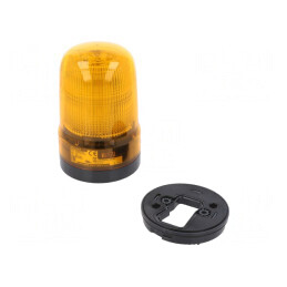 Semnalizator Luminos LED Ambră 10-30VDC SL08 | Electronic-mag.ro | Componente Electronice