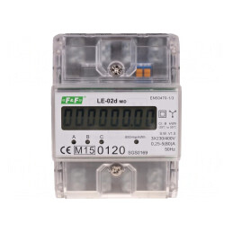 Contor digital montare șină DIN LCD 5A LE-02D | Electronic-mag.ro | Componente Electronice