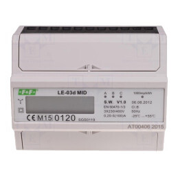 Contor Digital LCD 10A Montare Şină DIN | Electronic-mag.ro | Componente Electronice