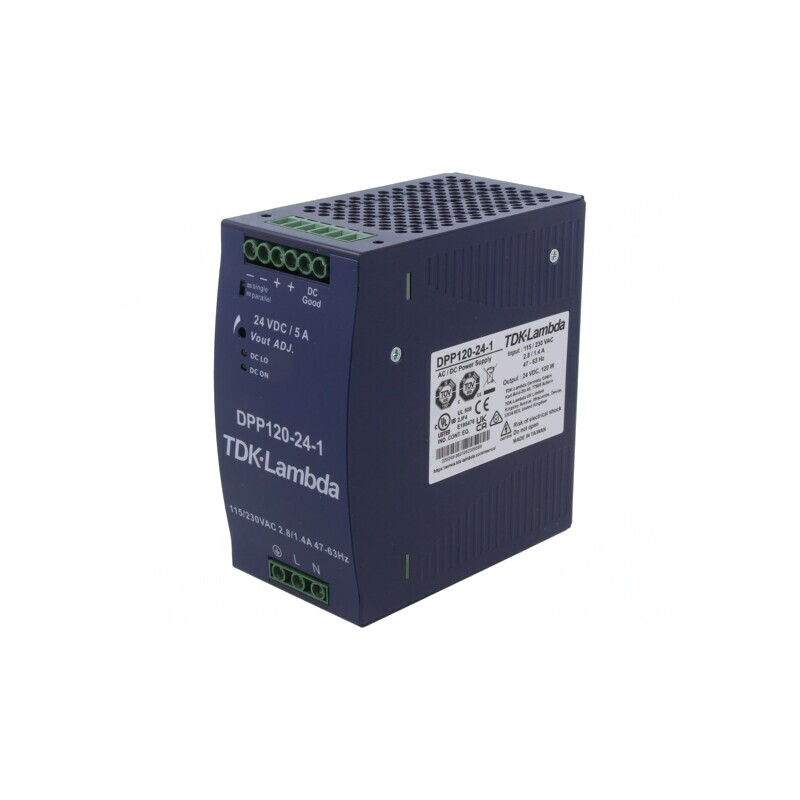 Alimentator Pulsatoriu DIN 120W 24V 5A | Electronic-mag.ro | Componente Electronice