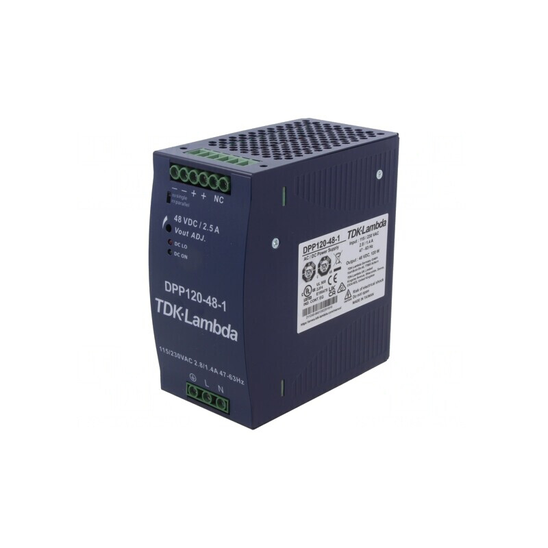 Alimentator Pulsatoriu DIN 120W 48VDC 2.5A | Electronic-mag.ro | Componente Electronice Alimentator Pulsatoriu DIN 120W 48VDC 2.5A | Electronic-mag.ro | Componente Electronice