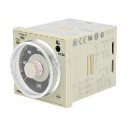 Timer Programabil DPDT 250VAC/5A IP40 24-48VAC/12-48VDC | Electronic-mag.ro | Componente Electronice