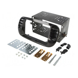 Cadru radio Fiat 2 DIN negru lucios | Electronic-mag.ro | Componente Electronice