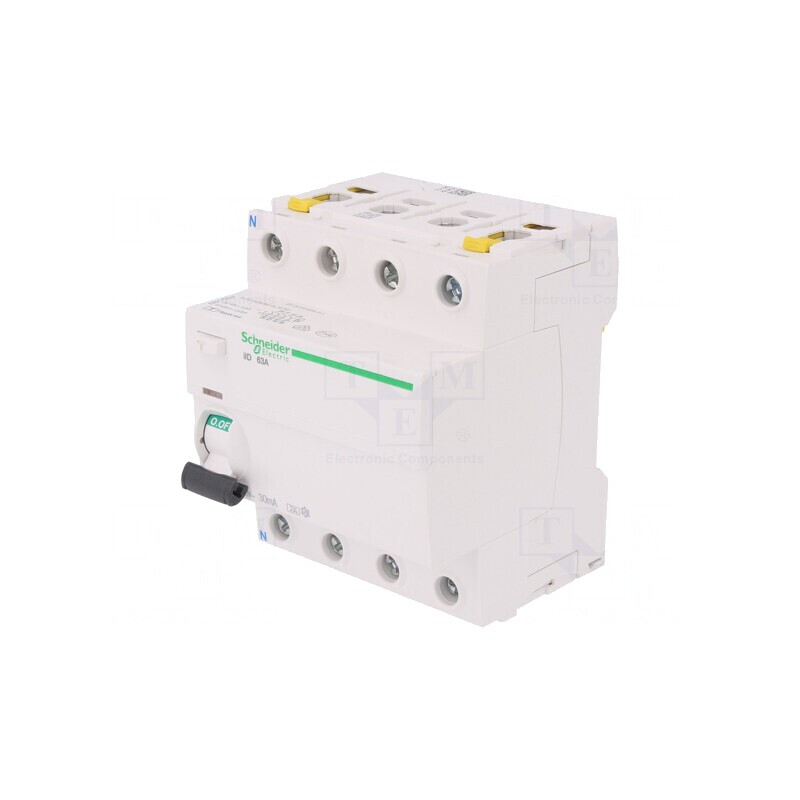 Întrerupător diferenţial 63A 30mA 4P 400VAC | Electronic-mag.ro | Componente Electronice