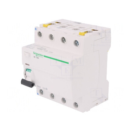 Întrerupător diferenţial 63A 30mA 4P 400VAC | Electronic-mag.ro | Componente Electronice