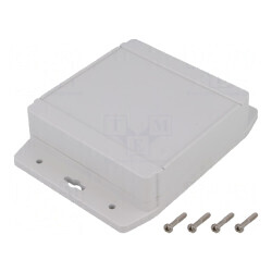 Carcasă Universală 120x120x37mm cu Lame de Fixare | Electronic-mag.ro | Componente Electronice