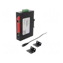 Switch PoE Ethernet 2 Porturi LNP-101AG-T | Electronic-mag.ro | Componente Electronice