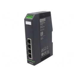 Switch Ethernet neadministrabil 4 Porturi 9,5-31,5VDC