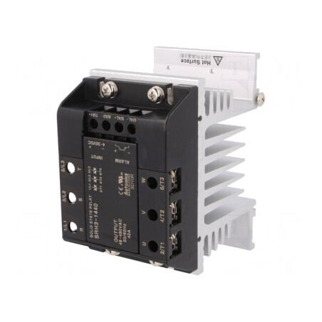 Releu Semiconductor 40A 3-fazat 48-480VAC | Electronic-mag.ro | Componente Electronice