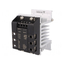 Releu Semiconductor 40A 3-fazat 48-480VAC | Electronic-mag.ro | Componente Electronice