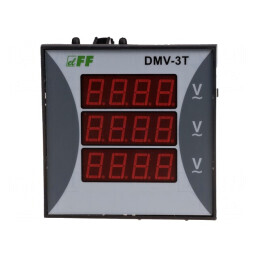 Voltmetru Digital cu LED pentru Montare 12-400V ±1% | Electronic-mag.ro | Componente Electronice