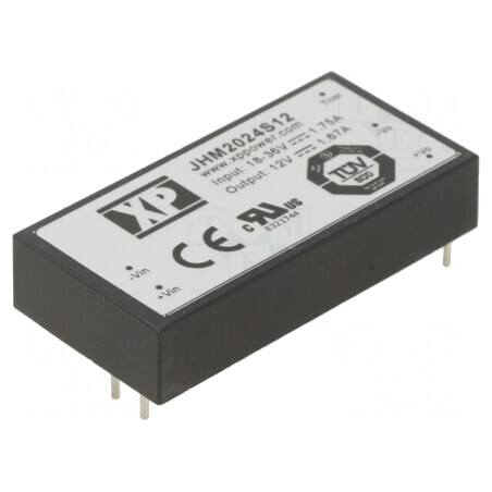 Convertor DC/DC 20W 18-36V la 12V 1670mA THT | Electronic-mag.ro | Componente Electronice