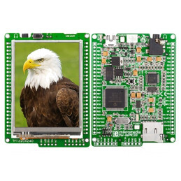 Ecran TFT 2,8" 240x320 UART/USB pentru DSPIC33 | Electronic-mag.ro | Componente Electronice