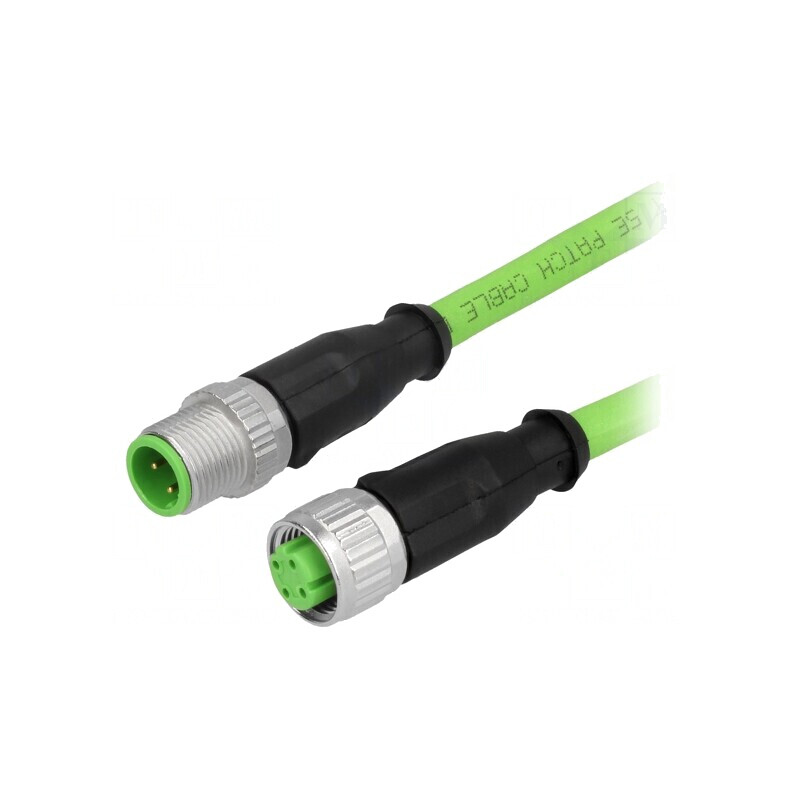 Cablu senzori/automatizări M12-M12 7.5m | Electronic-mag.ro | Componente Electronice
