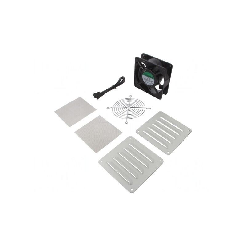 Ventilator AC Axial 230VAC 54m3/h 120x120x38mm | Electronic-mag.ro | Componente Electronice