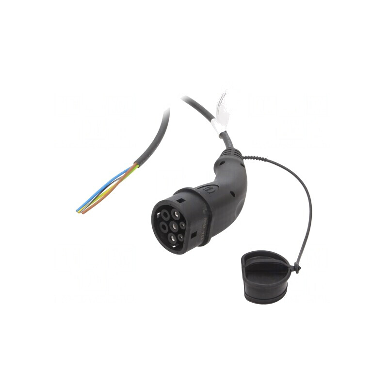 Cablu de Încărcare eMobility Tip 2 5m 20A 250V 4,7kW IP44 | Electronic-mag.ro | Componente Electronice