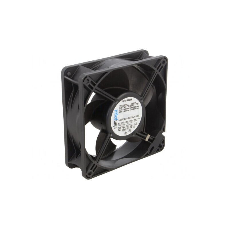 Ventilator AC Axial 120x120x38mm 170m3/h Cu Bilă | Electronic-mag.ro | Componente Electronice