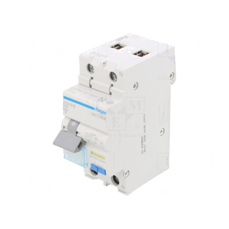 Întrerupător RCBO 16A 30mA 1P+N 240VAC IP20 | Electronic-mag.ro | Componente Electronice