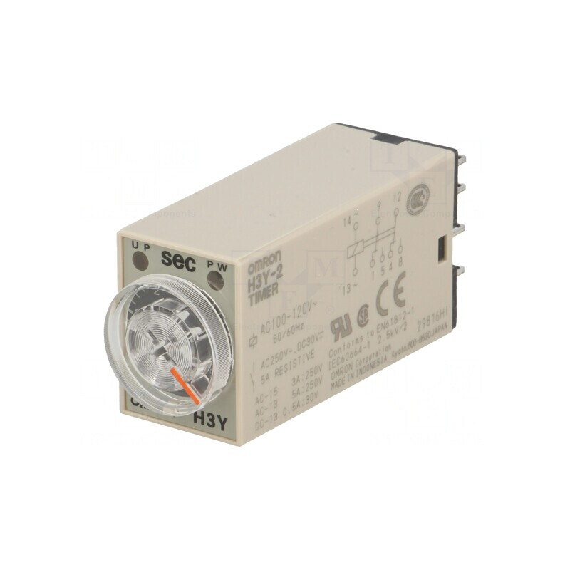 Timer 1s-30min DPDT 100-120VAC | Electronic-mag.ro | Componente Electronice Timer 1s-30min DPDT 100-120VAC | Electronic-mag.ro | Componente Electronice