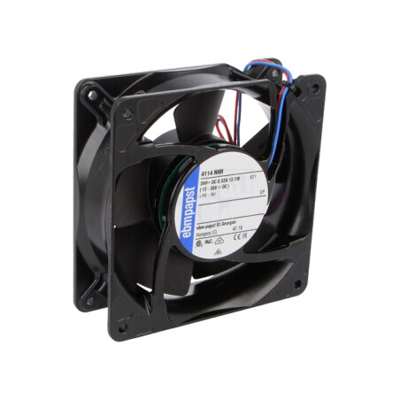 Ventilator axial 24V 119x119x38mm 260m3/h 60dBA | Electronic-mag.ro | Componente Electronice