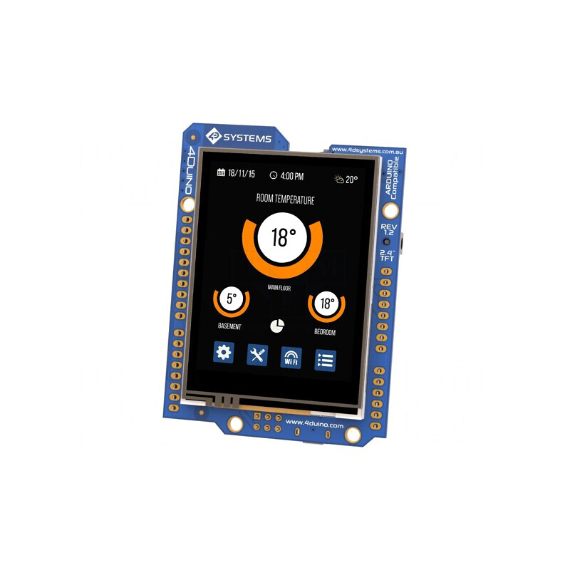 Ecran TFT 2,4" 240x320 pentru 4DUINO-24 | Electronic-mag.ro | Componente Electronice