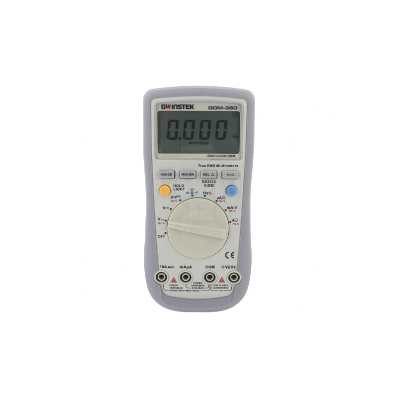 Multimetru Digital True RMS GDM-360 cu RS232 și LCD 61 segmente | Electronic-mag.ro | Componente Electronice