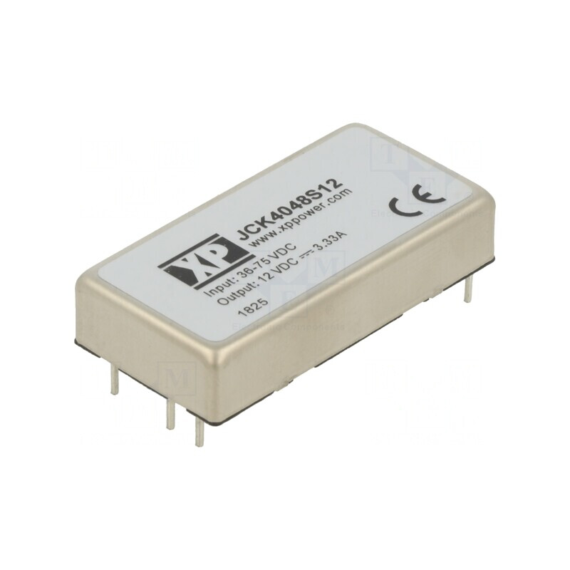Convertor DC/DC 40W 36-75V la 12V 3,33A THT | Electronic-mag.ro | Componente Electronice