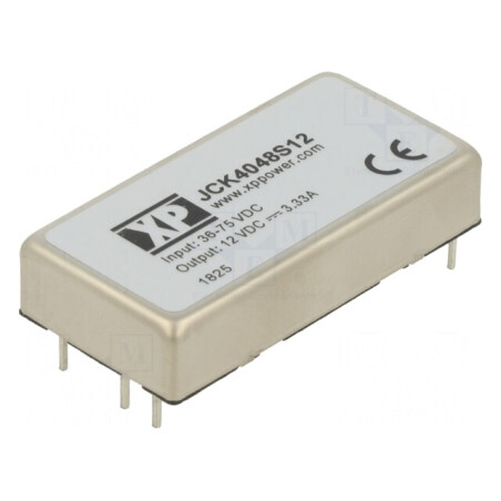 Convertor DC/DC 40W 36-75V la 12V 3,33A THT | Electronic-mag.ro | Componente Electronice
