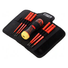 Kit Șurubelnițe Izolate 1kVAC Phillips și Plate 7 Bucăți | Electronic-mag.ro | Componente Electronice