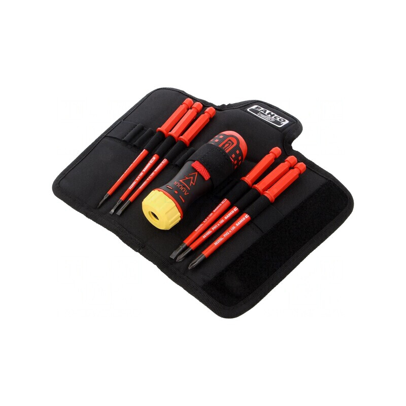 Kit Șurubelnițe Izolate 1kVAC Phillips și Plate 7 Bucăți | Electronic-mag.ro | Componente Electronice